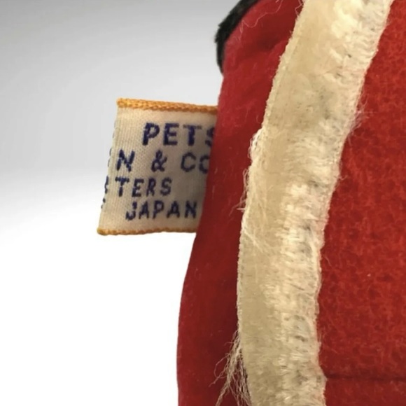 Dakin Dream Pets Christmas Mouse Santa Red Suit Green Hat Kitschy MCM VTG 1960s - Picture 7 of 9
